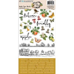 49 And Market Washi Sheets -- Vintage Orchard