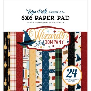 Echo Park Double-Sided Paper Pad 6"X6" -- Wizards & Company