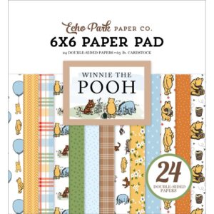 Echo Park Double-Sided Paper Pad 6"X6" -- Winnie the Pooh