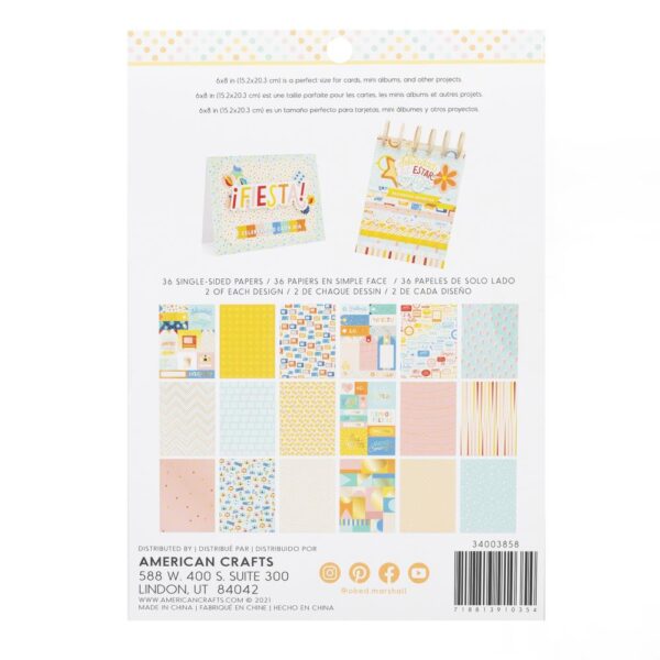American Crafts Single-Sided Paper Pad - Obed Marshall Especial - Image 2