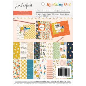 American Crafts Single-Sided Paper Pad - Jen Hadfield Reaching Out