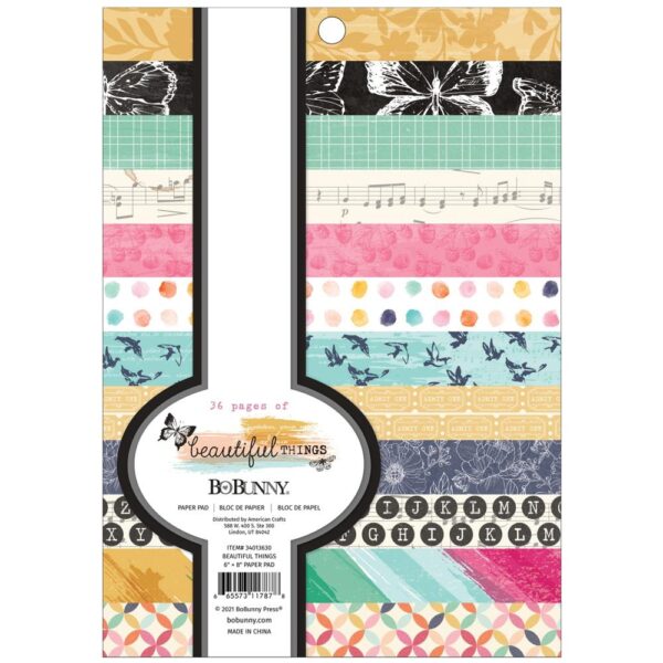 BoBunny Single-Sided Paper Pad - Beautiful Things