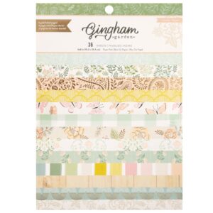 Crate Paper Single-Sided Paper Pad - Gingham Garden