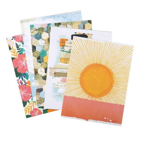 American Crafts Double-Sided Paper Pad - Vicki Boutin "Where To Next" - Image 3
