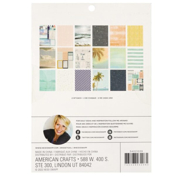 Heidi Swapp Single-Sided Paper Pad - Set Sail - Image 2