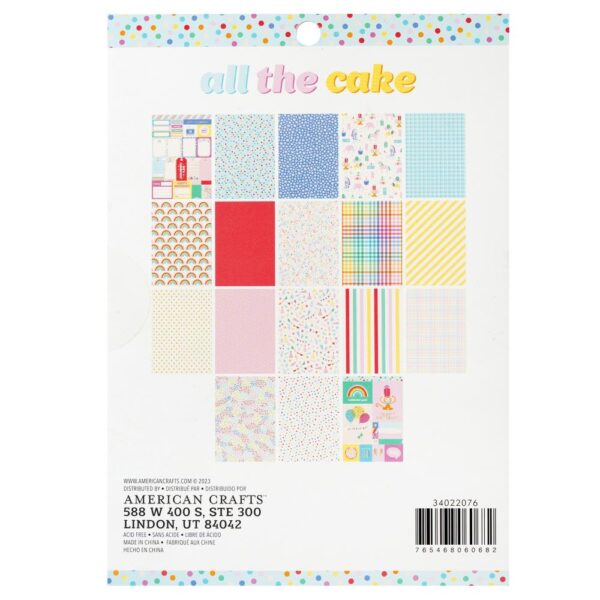 Pebbles All The Cake Single-Sided Paper Pad - Image 2