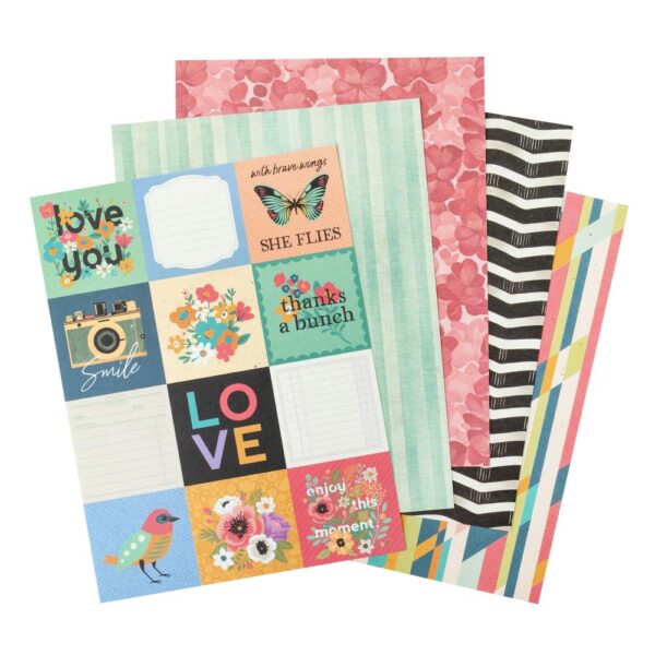 American Crafts Single-Sided Paper Pad - April and Ivy - Image 3