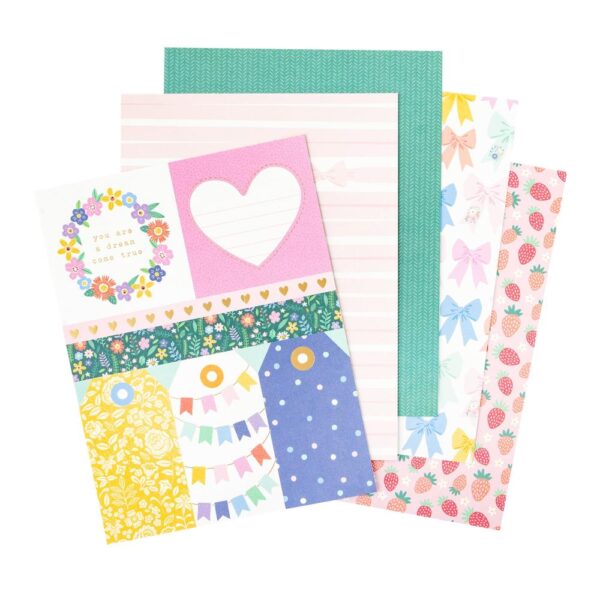 American Crafts Single-Sided Paper Pad - Poppy and Pear - Image 3