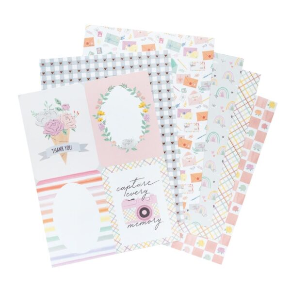 American Crafts Single-Sided Paper Pad - Rainbow Avenue - Image 3