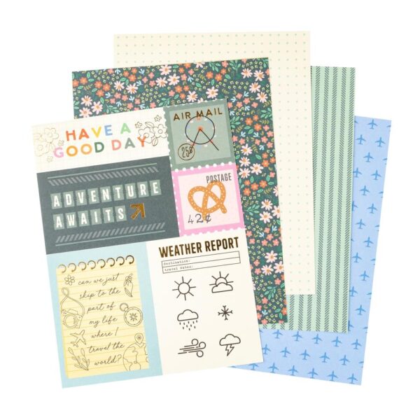 American Crafts Single-Sided Paper Pad - Coast to Coast - Image 3