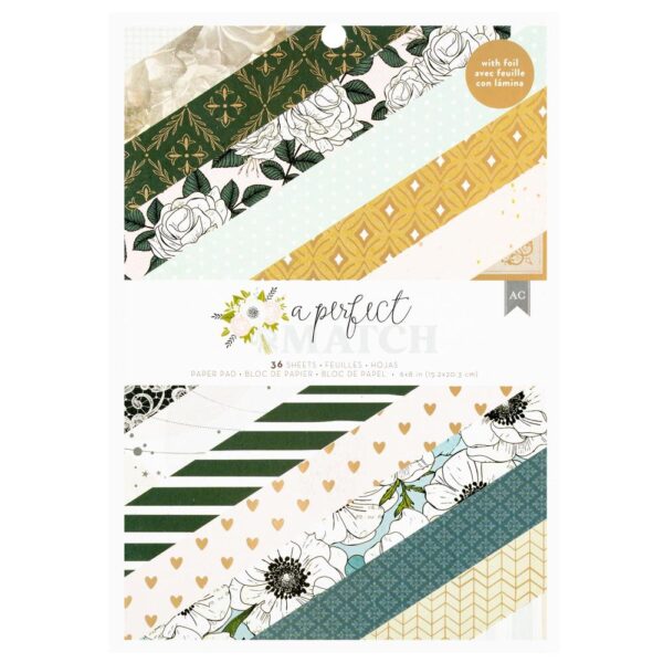American Crafts Double-Sided Paper Pad - A Perfect Match