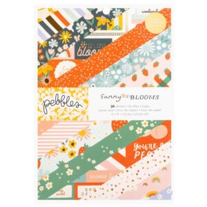 Pebbles Double-Sided Paper Pad - Sunny Blooms