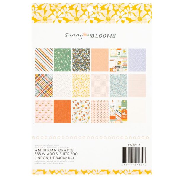 Pebbles Double-Sided Paper Pad - Sunny Blooms - Image 2