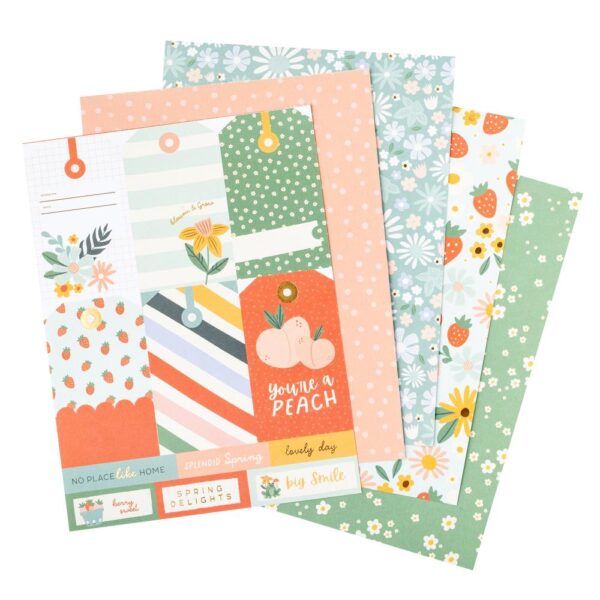 Pebbles Double-Sided Paper Pad - Sunny Blooms - Image 3