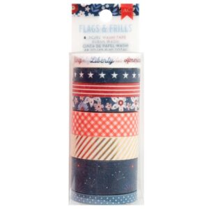American Crafts Flags And Frills Washi Tape