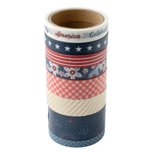 American Crafts Flags And Frills Washi Tape - Image 2