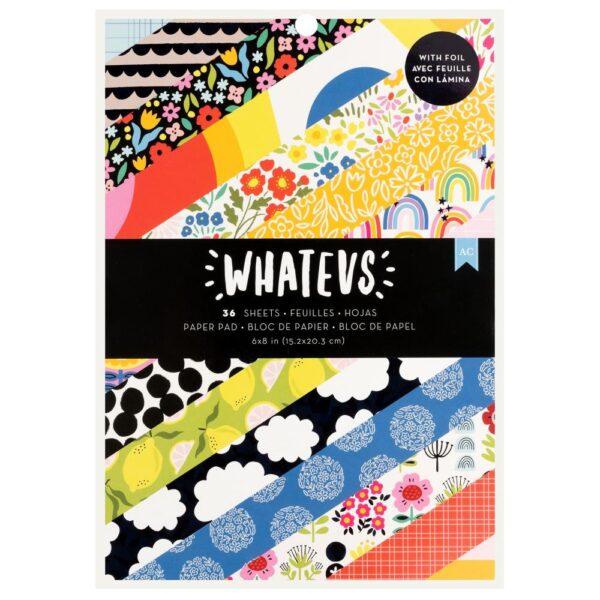 Amerian Crafts Double-Sided Paper Pad - Whatevs