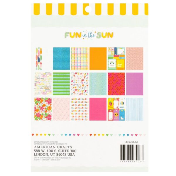 Pebbles Double-Sided Paper Pad - Fun In The Sun - Image 2