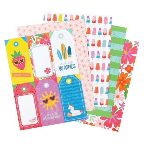 Pebbles Double-Sided Paper Pad - Fun In The Sun - Image 3