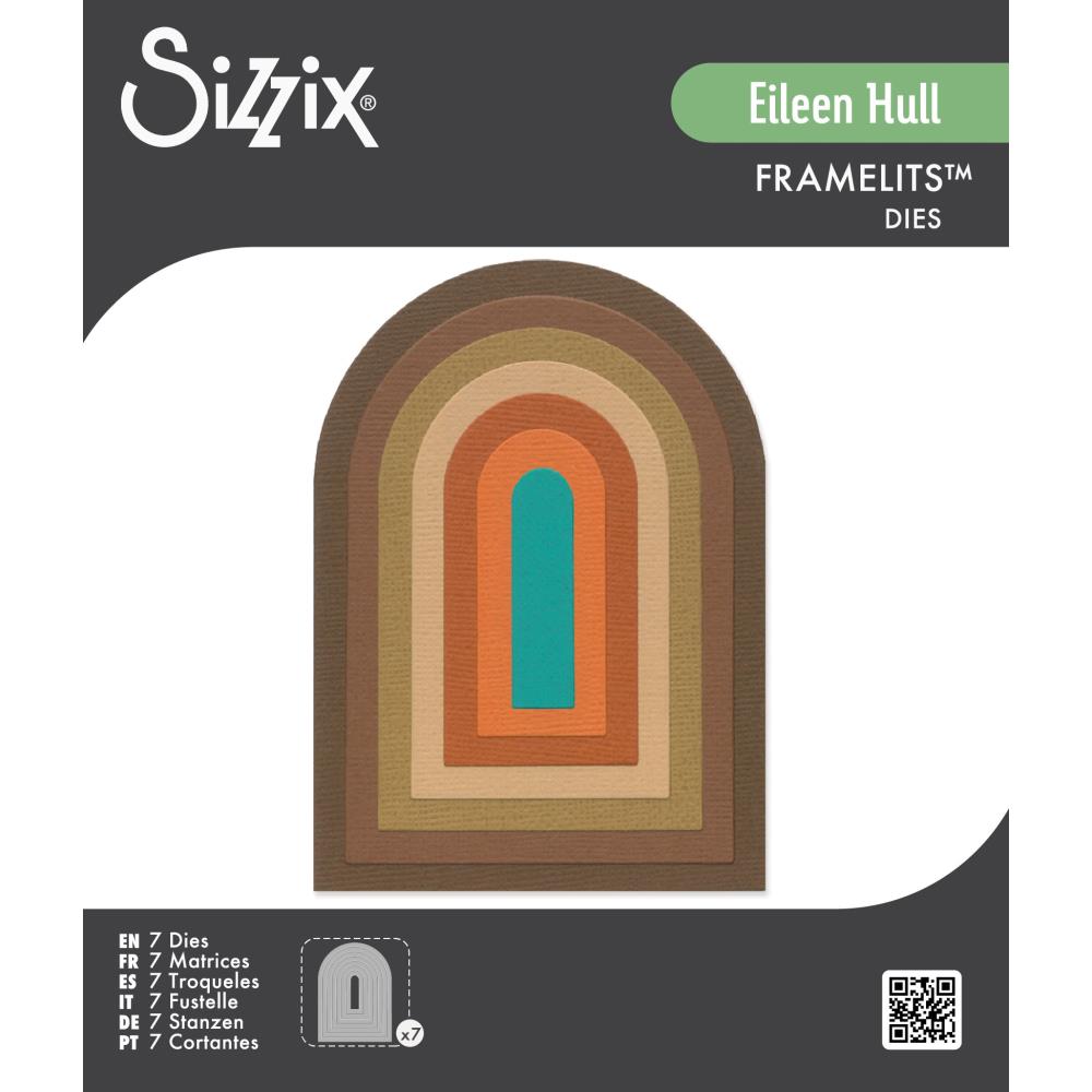 Sizzix Framelits 7PK Die Set - Tunnel Arches by Eileen Hull