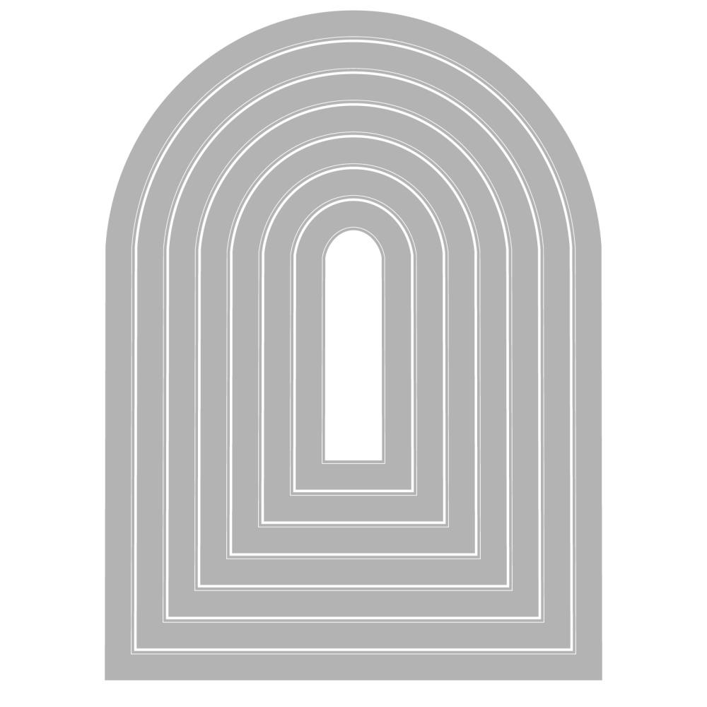 Sizzix Framelits 7PK Die Set - Tunnel Arches by Eileen Hull - Image 3
