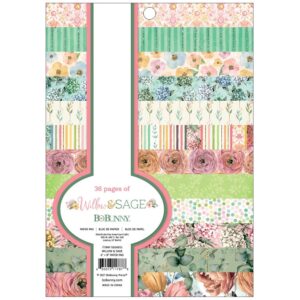 BoBunny Single-Sided Paper Pad - Willow and Sage