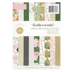 Pebbles Single-Sided Paper Pad - Lovely Moments