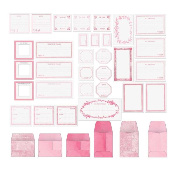 49 and Market Color Swatch: Blossom Envelope Bits - Image 2