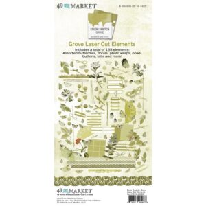 49 and Market Color Swatch: Grove Laser Cut Elements