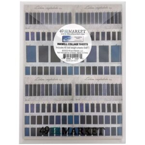 49 And Market Inkwell Collage Sheets 6"X8"
