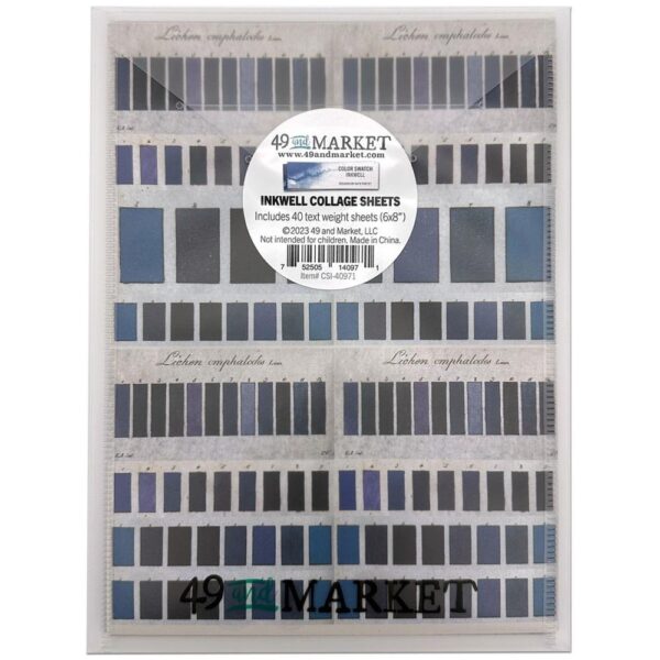49 And Market Inkwell Collage Sheets 6"X8"