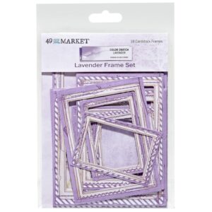 49 and Market Color Swatch: Lavender Frame Set