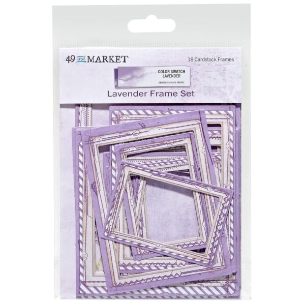 49 and Market Color Swatch: Lavender Frame Set