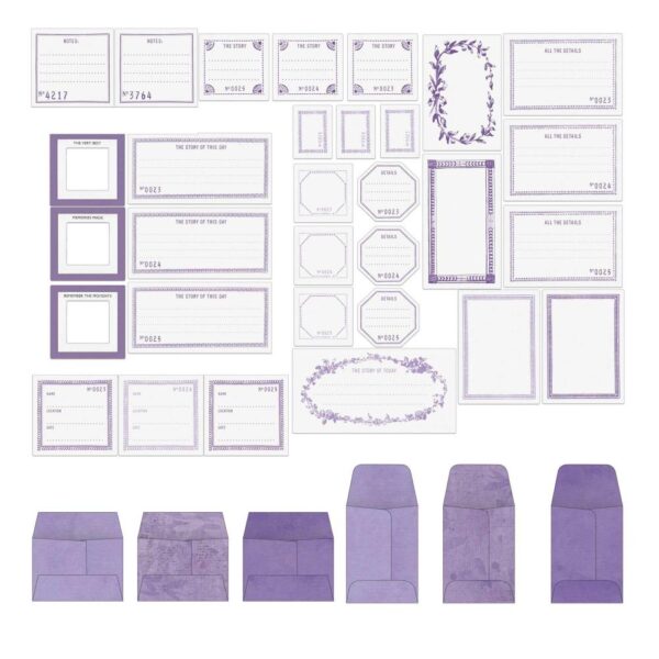 49 and Market Color Swatch: Lavender Envelope Bits - Image 2