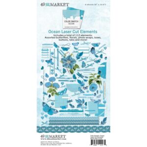 49 and Market Color Swatch: Ocean Laser Cut Outs