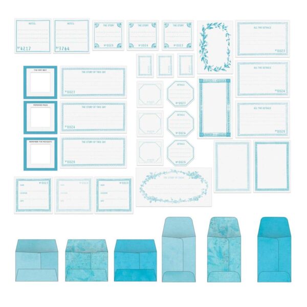 49 and Market Color Swatch: Ocean Envelope Bits - Image 2
