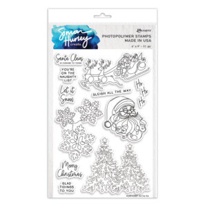 Simon Hurley create. Clear Stamp Set - Ho Ho Ho