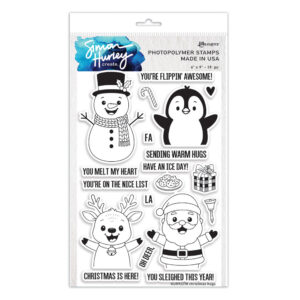 Simon Hurley create. Clear Stamp Set - Christmas Hugs