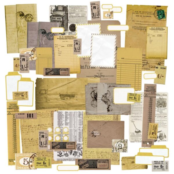 49 and Market Color Swatch: Toast Envelope Bits - Image 2