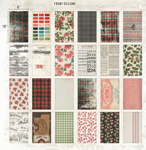 Tim Holtz® Idea-ology™ Paperie – Backdrops Christmas - Image 2