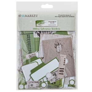 49 and Market Color Swatch: Willow Ephemera Stackers