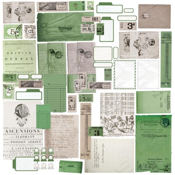 49 and Market Color Swatch: Willow Ephemera Stackers - Image 2