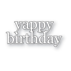 Poppystamps Craft Die – Yappy Birthday 2734