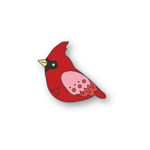 Poppystamps Craft Die – Nordic Perched Cardinal 2738