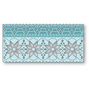 Poppystamps Craft Die – Nordic Snowflake Border Set 2739
