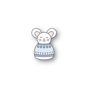Poppystamps Craft Die – Nordic Tiny Mouse 2744