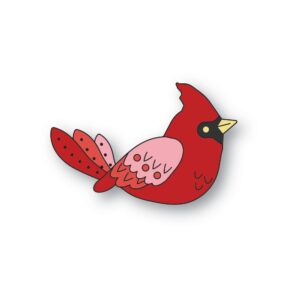 Poppystamps Craft Die – Nordic Resting Cardinal 2754