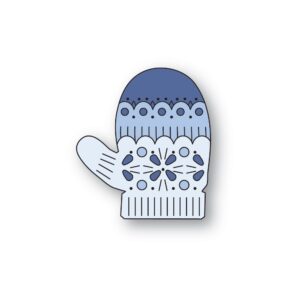 Poppystamps Craft Die – Nordic Cozy Mitten 2760