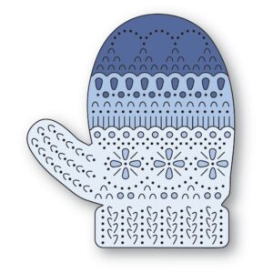 Poppystamps Craft Die – Nordic Large Mitten 2761