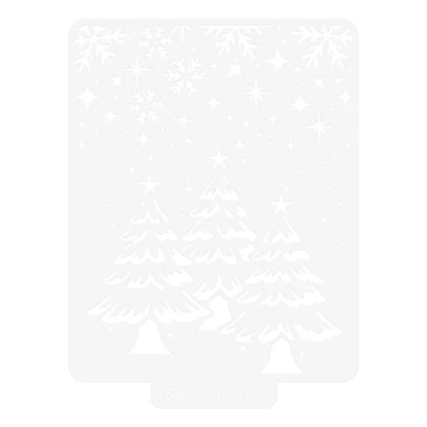 Winter's Veil Three Tree Stencil Set - Image 2